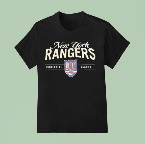 New York Rangers Centennial Season Th Anniversary T Shirt