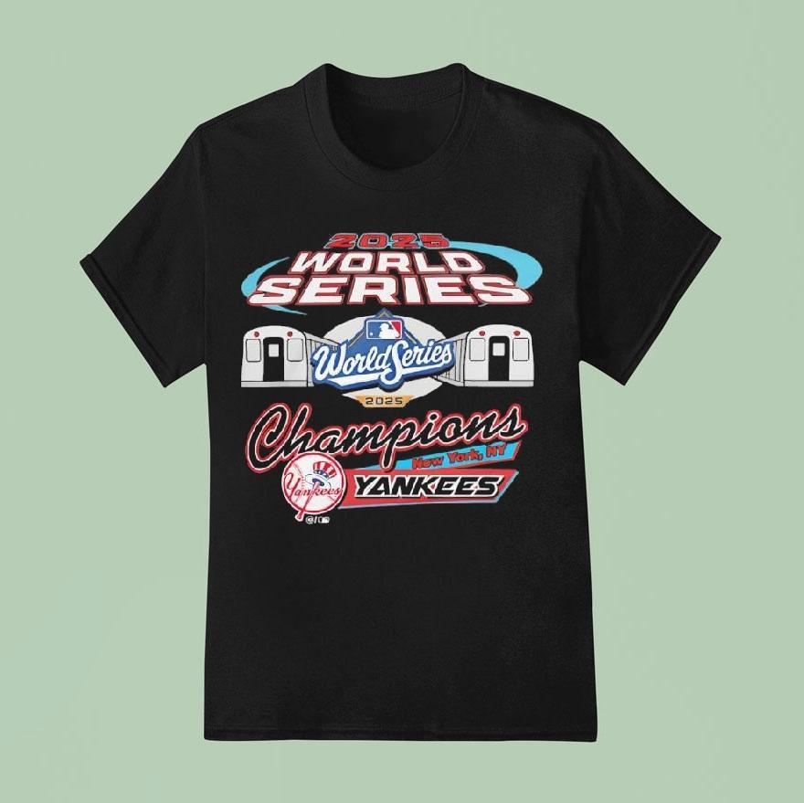 New York Yankees World Series Cooperstown Foundation T Shirt