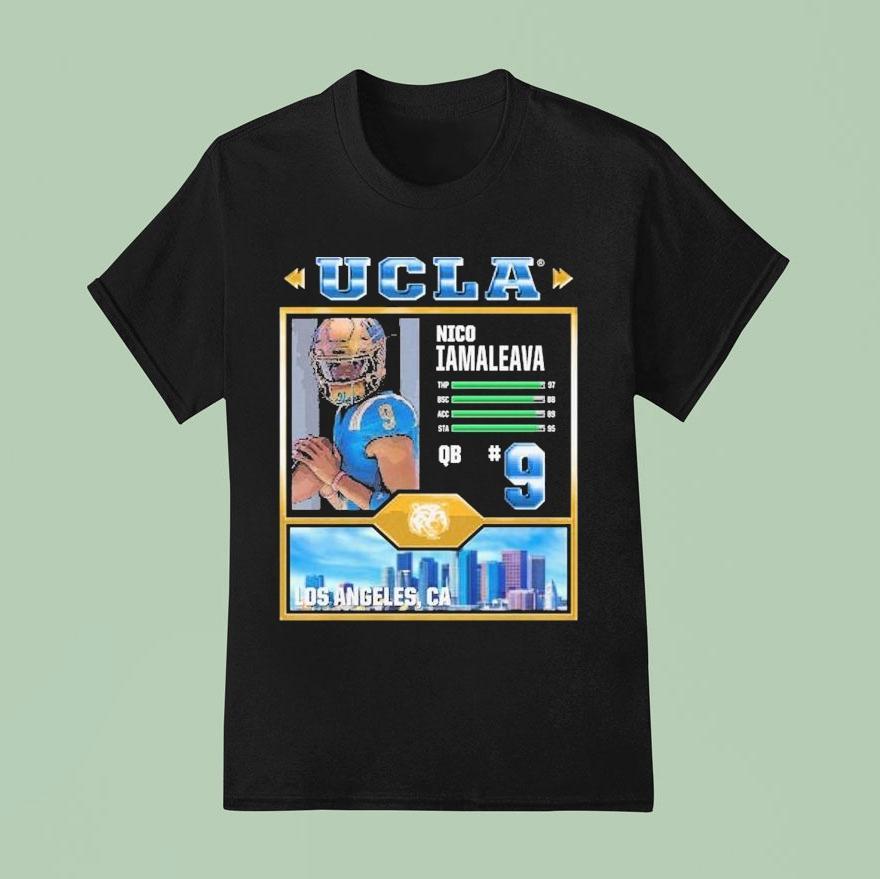 Nico Iamaleava Ucla Bruins Video Game Los Angeles Ca T Shirt