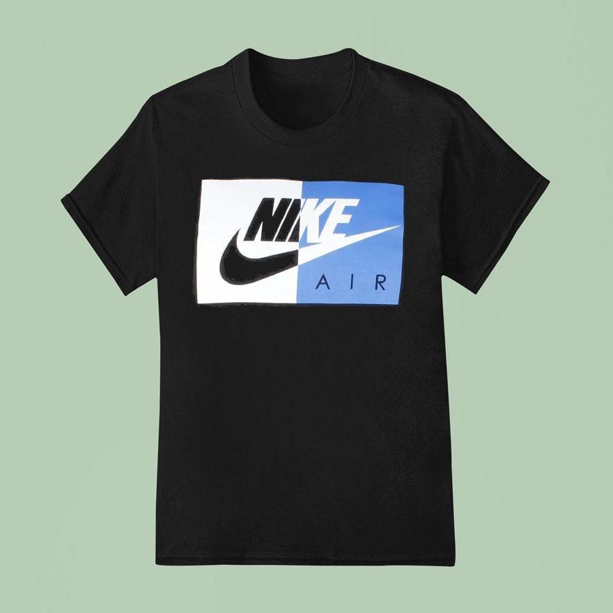 Nike Men S Dual Block Air Graphic T Shirt