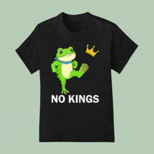 No Kings Men Women Portland Frog Protes T Shirt