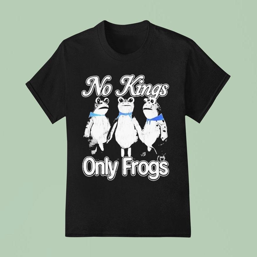 No Kings Only Frogs Portland T Shirt