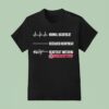 Normal Heartbeat Deceased Heartbeat Heartbeat Watching Ohio State Buckeyes T Shirt