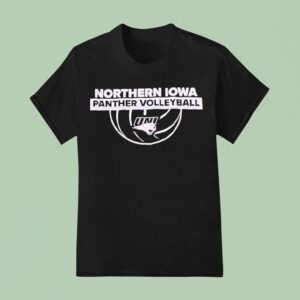 Northern Iowa Panther Volleyball Team Uni Logo T Shirt