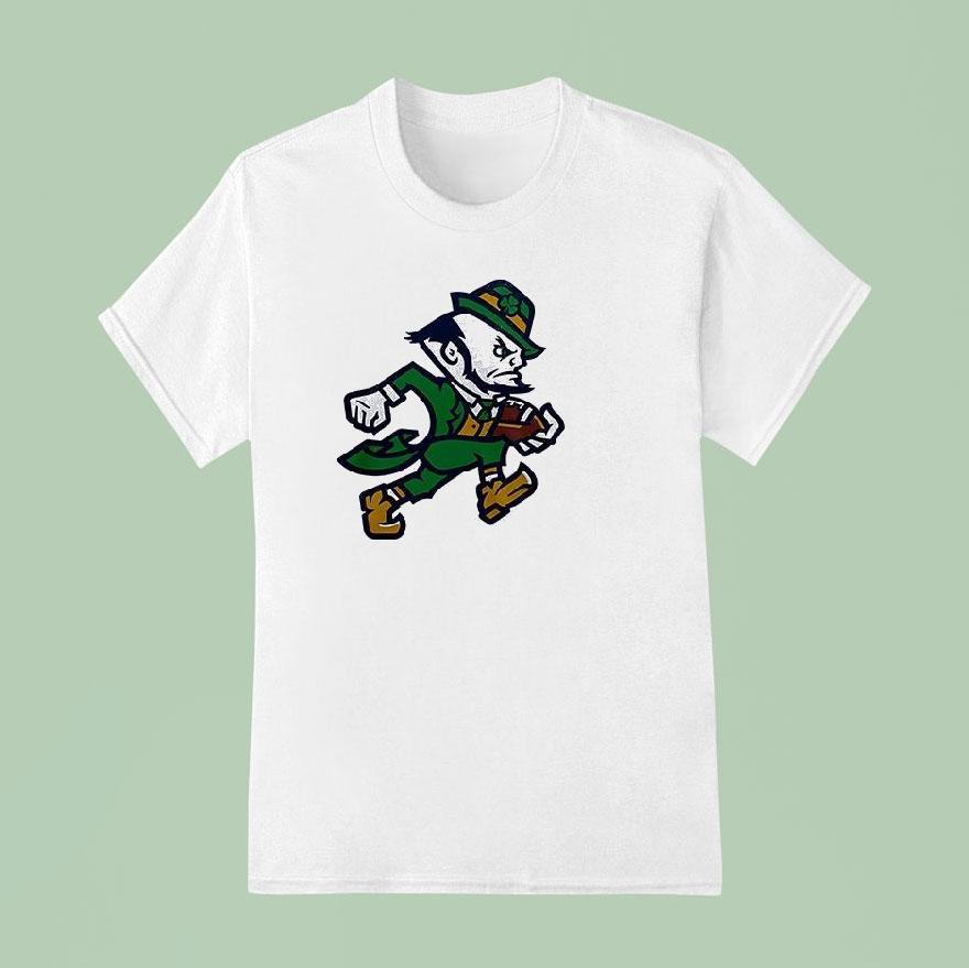 Notre Dame Fighting Irish Leprechaun Play Like A Champion Today Football Masco T Shirt