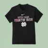 Notre Dame Fighting Irish Logo And Name Tackle Cancer Logo T Shirt
