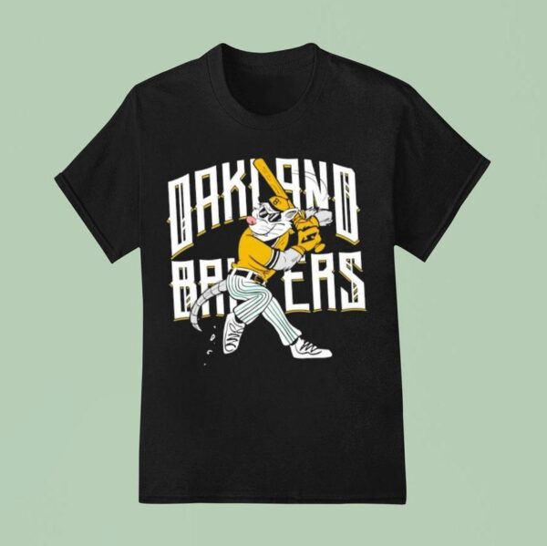 Oakland Ballers Slugging Scrappy Masco T Shirt