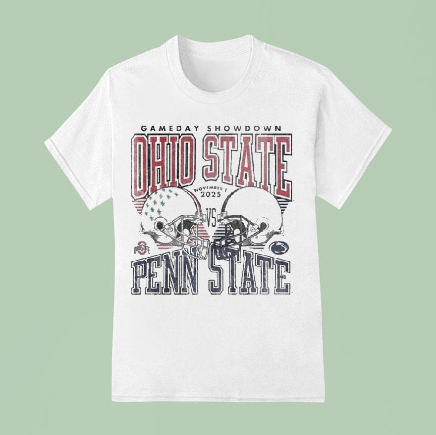 Ohio State Buckeyes Vs Penn State Nittany Lions Football  Gameday Showdown T Shirt