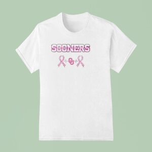 Oklahoma Sooners Breast Cancer Awareness Month Logo T Shirt