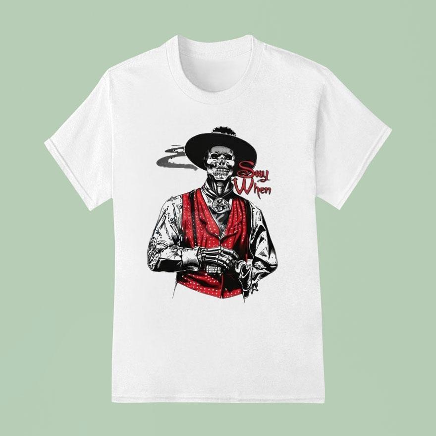 Old West Death Dealers Ghost Town Zombies T Shirt