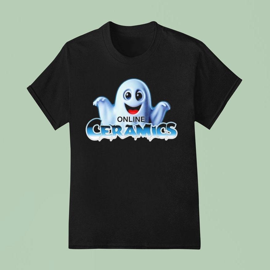 Online Ceramics Friendly Logo T Shirt