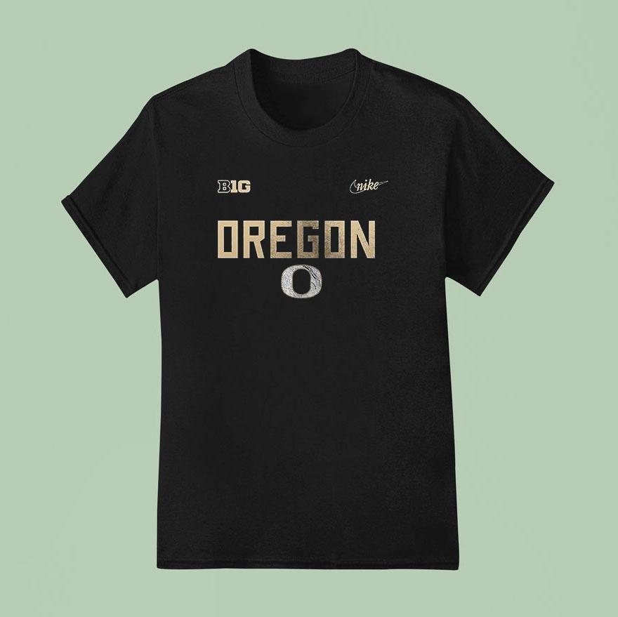 Oregon Ducks Shoe Duck Logo T Shirt