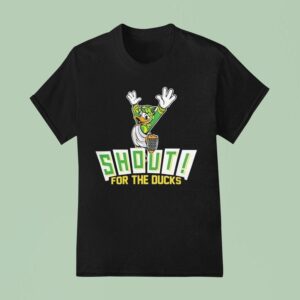 Oregon Ducks Shout For The Ducks Masco T Shirt