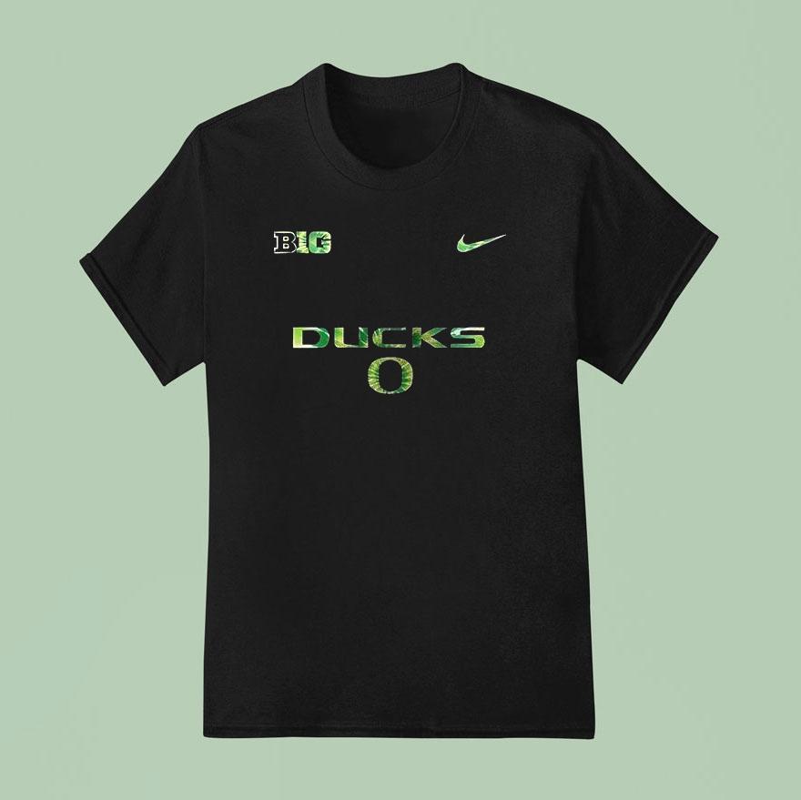 Oregon Ducks X Grateful Dead Grateful Duck Logo Mascots T Shirt