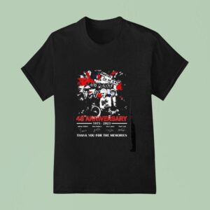 Original Th Anniversary Sex Pistols Thank You For The Memories Signatures T Shirt