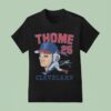 Original Cleveland Guardians Jim Thome Signature T Shirt