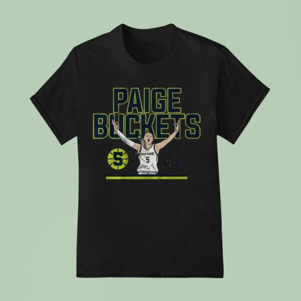 Paige Bueckers Buckets Stripe Signature T Shirt