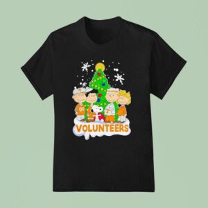 Peanuts Characters Tennessee Volunrs Christmas T Shirt