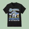Peanuts Comic X Milwaukee Brewers Forever Not Just When We Win T Shirt