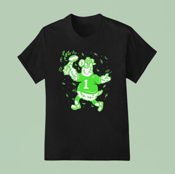 Phillie Phanatic Philadelphia Phillies Mascot Style Of Eagles Football T Shirt