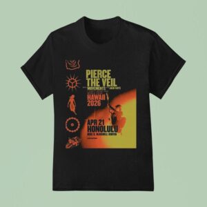 Pierce The Veil I Can T Hear You World Tour Neal Blaisdell Arena Honolulu Hi Apr T Shirt