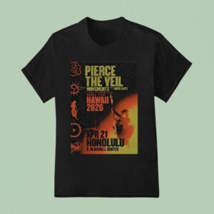 Pierce The Veil Neal S Blaisdell Arena Honolulu T Shirt