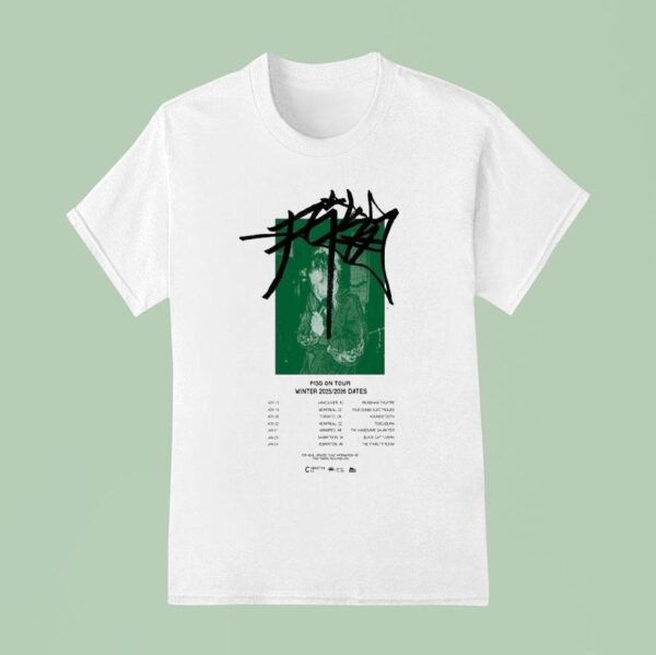 Piss Winter Tour Dates T Shirt