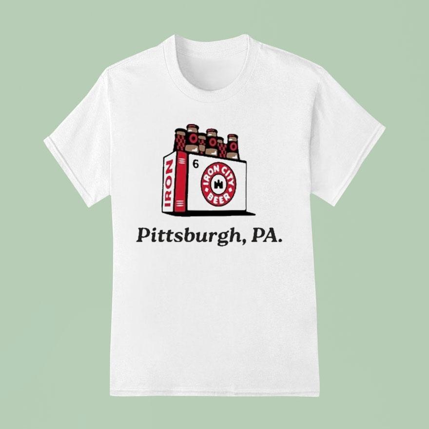 Pittsburgh Brewing Iron City Pack T Shirt
