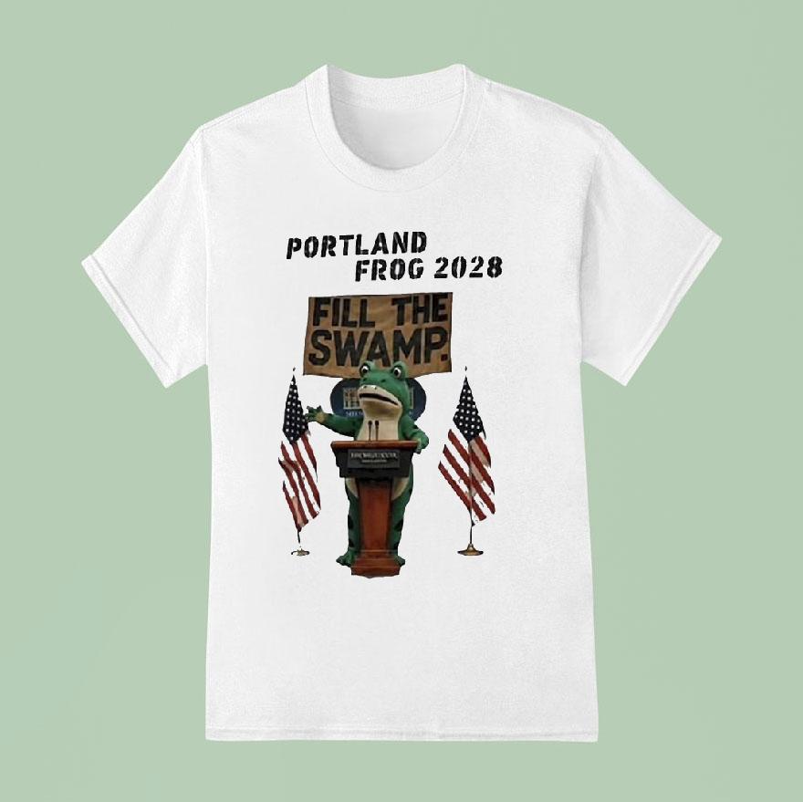 Portland Frog Fill The Swamp T Shirt