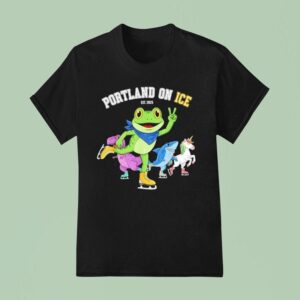 Portland On Ice Portland Frog Protest T Shirt