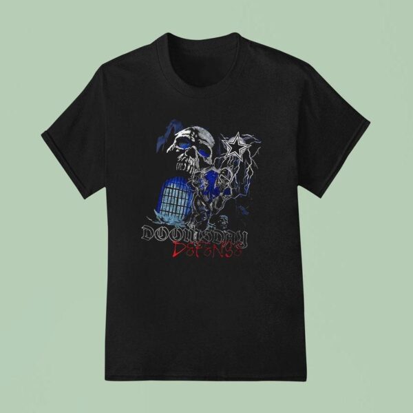 Post Malone X Dallas Cowboys Doomsday Defense Big Ass Stadium Tour T Shirt