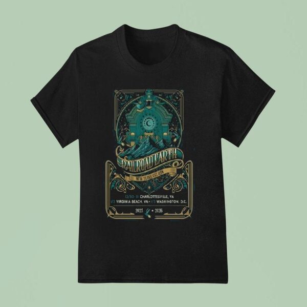 Railroad Earth January Virginia Va T Shirt
