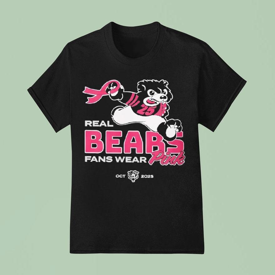 Real Bears Fans Wear Pink T Shirt