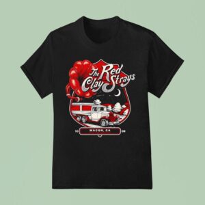 Red Clay Strays Atrium Health Amphitheater Oct Macon Ga T Shirt
