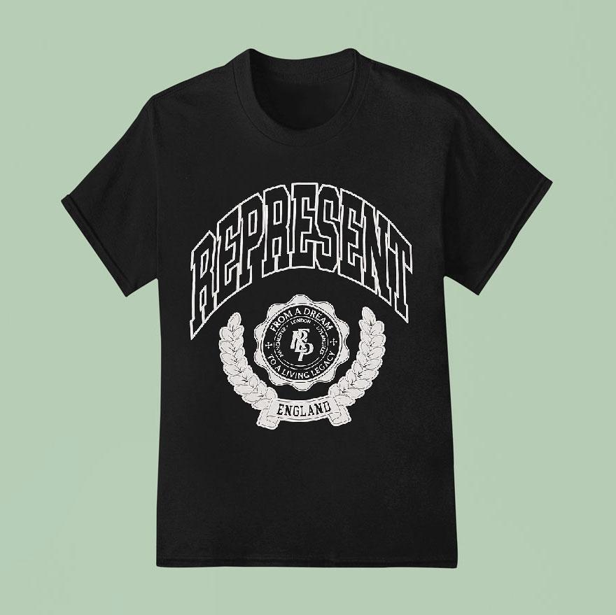 Represent From A Dream To A Living Legacy England T Shirt