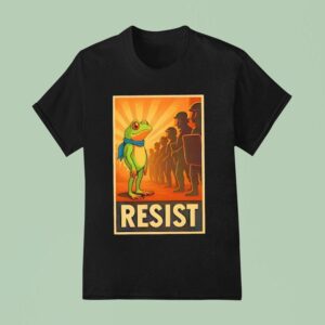 Resist Portland Frog Anti Trump Anti Fascism T Shirt
