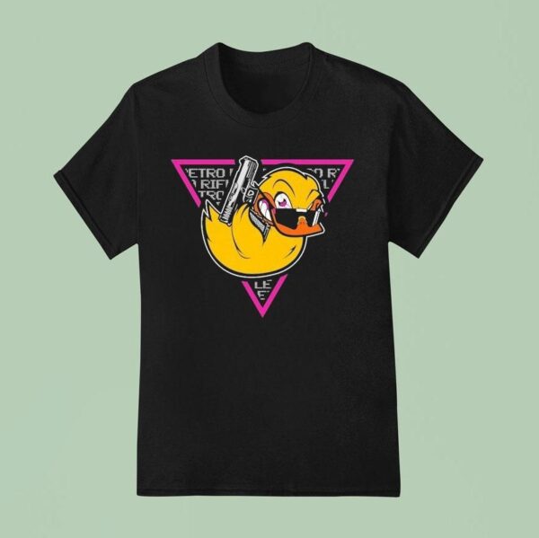 Retro Rifle Duck T Shirt