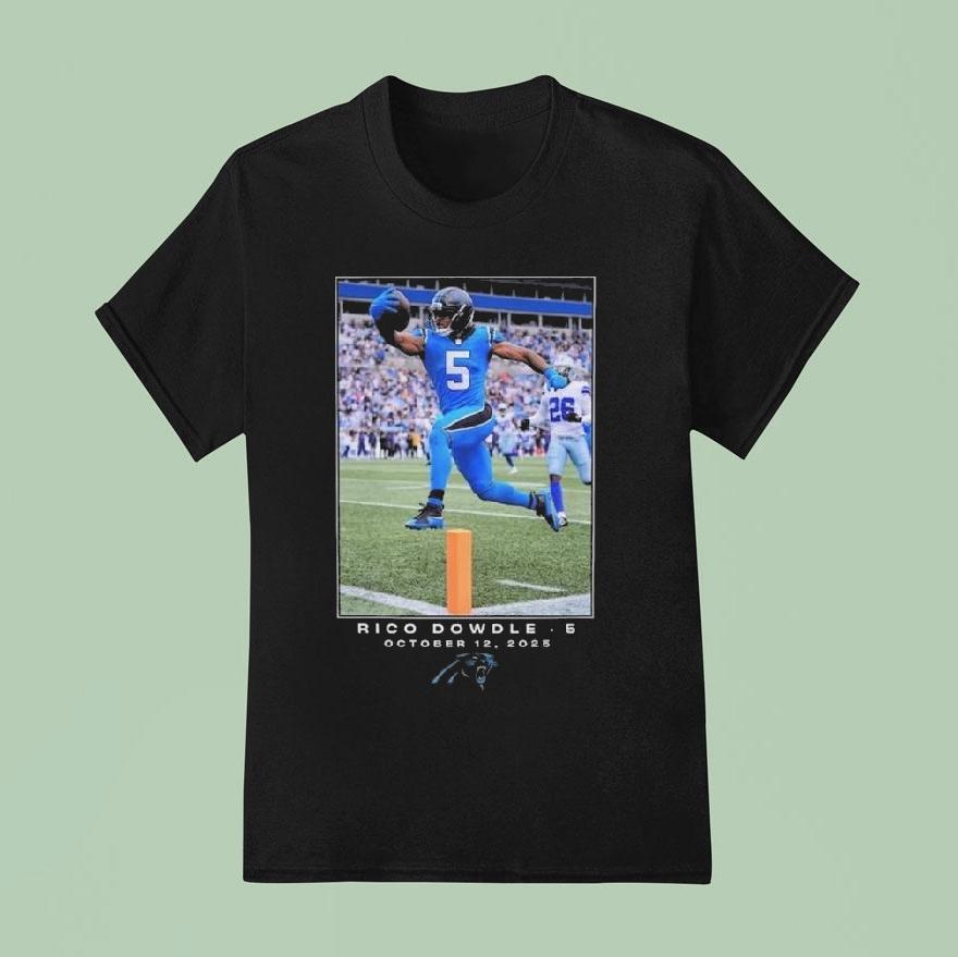 Rico Dowdle Carolina Panthers Nfl Flash Features Week T Shirt