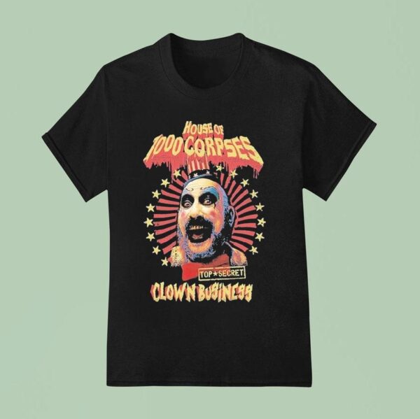 Rob Zombie Top Secret Clown Business T Shirt