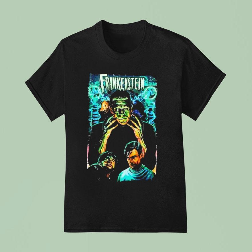 Rock Rebel Universal Monsters Frankenstein Lab T Shirt