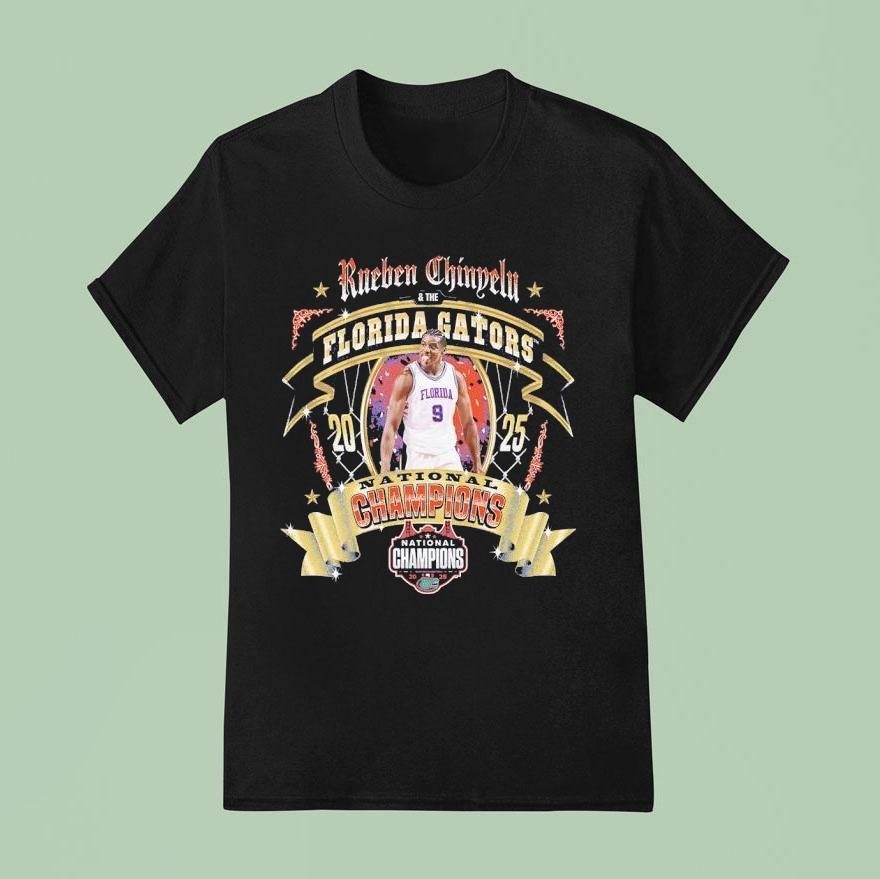 Rueben Chinyelu And The Florida Gators National Champions T Shirt