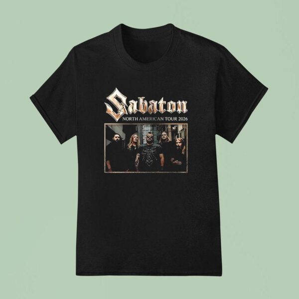 Sabaton North American Tour Dates Schedule T Shirt