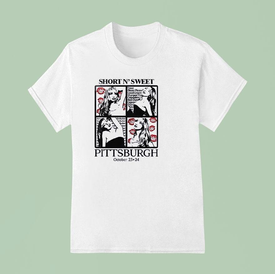 Sabrina Carpenter Short N Sweet Tour Pittsburgh It S Even Sweeter Dates T Shirt