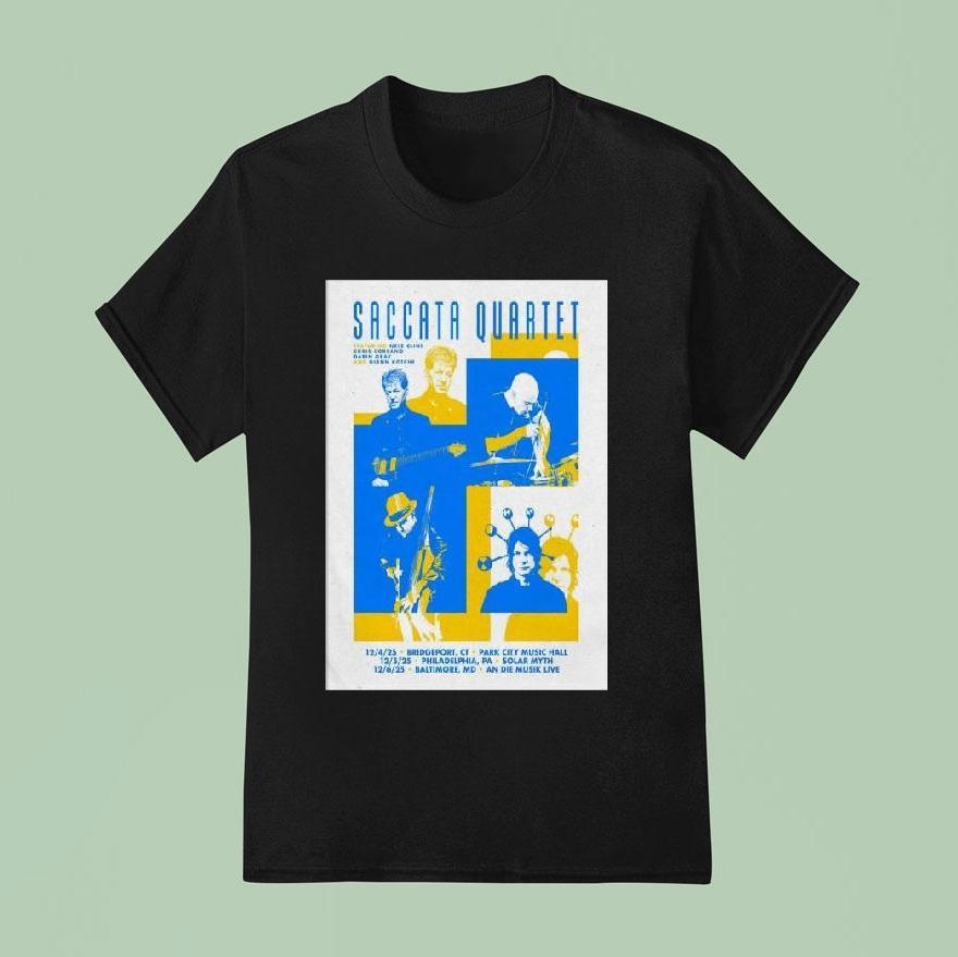 Saccata Quartet Tour December  T Shirt