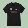 San Francisco Ers X Bad Bunny Super Bowl Lx Logo Signature Bunny Masco T Shirt