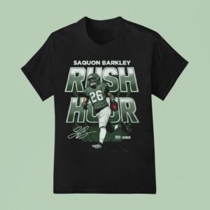 Saquon Barkley Philadelphia Rush Hour Signature T Shirt