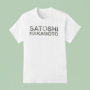 Satoshi Nakamoto Pearl Studded T Shirt