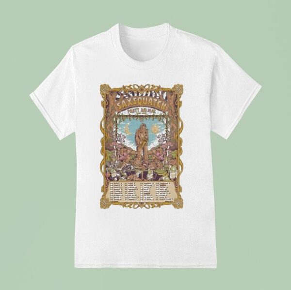 Saxsquatch Party Animal Tour T Shirt