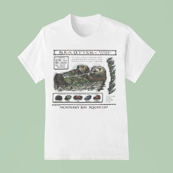 Sea Otter Monterey Bay Aquarium T Shirt