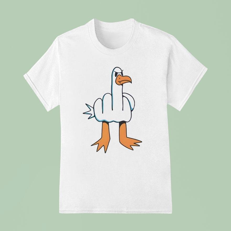 Seagull Middle Finger T Shirt